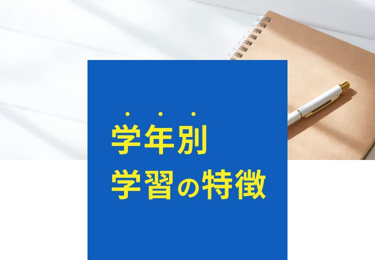 学年別学習の特徴